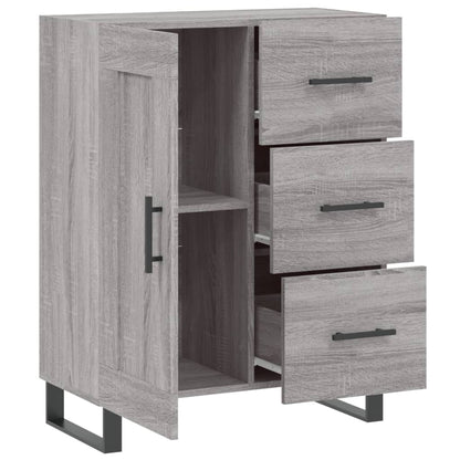 vidaXL Sideboard Grey Sonoma 69,5x34x90 cm Engineered Wood