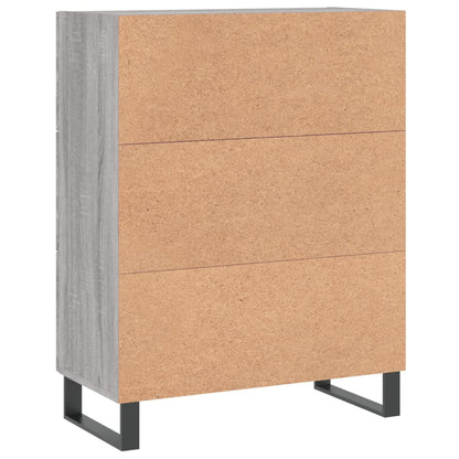 vidaXL Sideboard Grey Sonoma 69,5x34x90 cm Engineered Wood