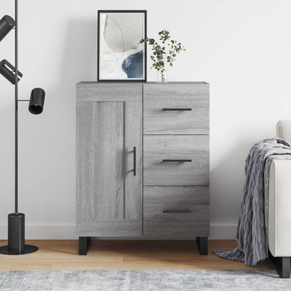 vidaXL Sideboard Grey Sonoma 69,5x34x90 cm Engineered Wood