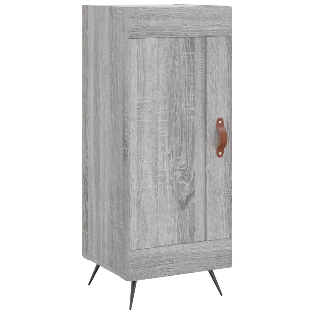 vidaXL Sideboard Grey Sonoma 34.5x34x90 cm Engineered Wood