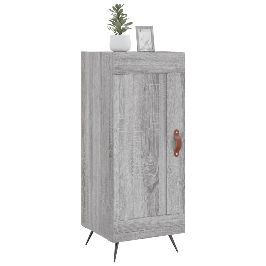 vidaXL Sideboard Grey Sonoma 34.5x34x90 cm Engineered Wood