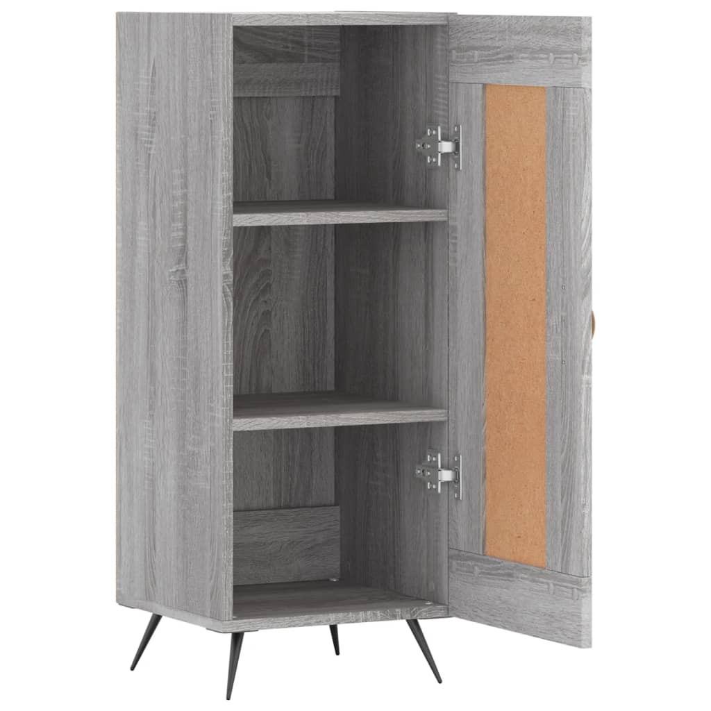 vidaXL Sideboard Grey Sonoma 34.5x34x90 cm Engineered Wood