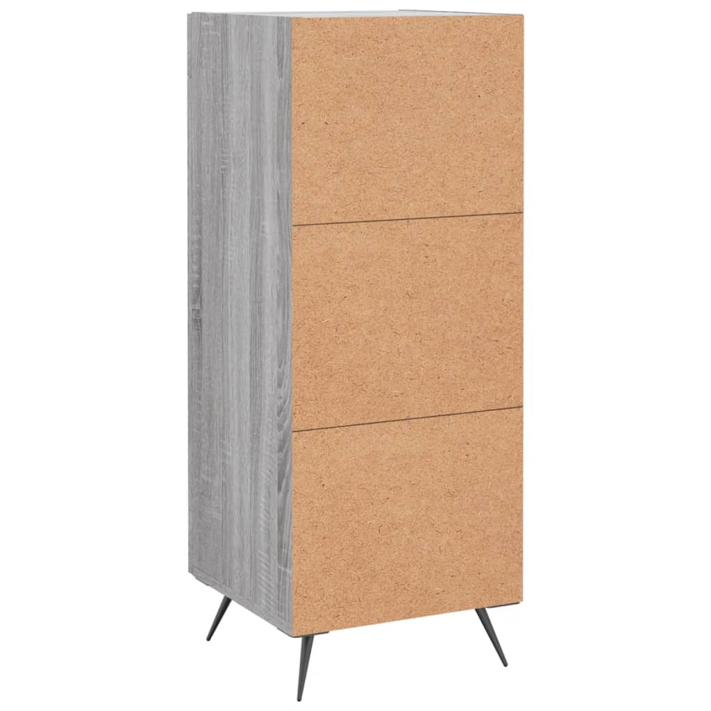 vidaXL Sideboard Grey Sonoma 34.5x34x90 cm Engineered Wood