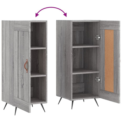 vidaXL Sideboard Grey Sonoma 34.5x34x90 cm Engineered Wood