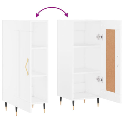 vidaXL Sideboard White 34.5x34x90 cm Engineered Wood