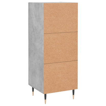 vidaXL Sideboard Concrete Grey 34.5x34x90 cm Engineered Wood