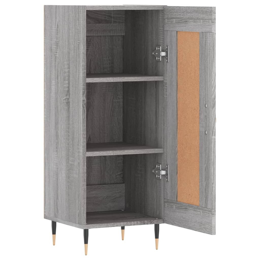 vidaXL Sideboard Grey Sonoma 34.5x34x90 cm Engineered Wood
