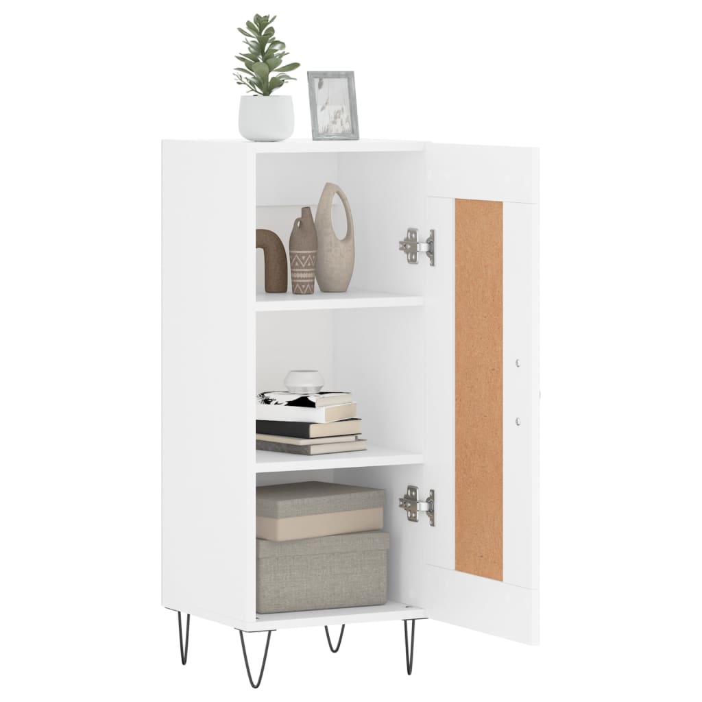 vidaXL Sideboard White 34.5x34x90 cm Engineered Wood