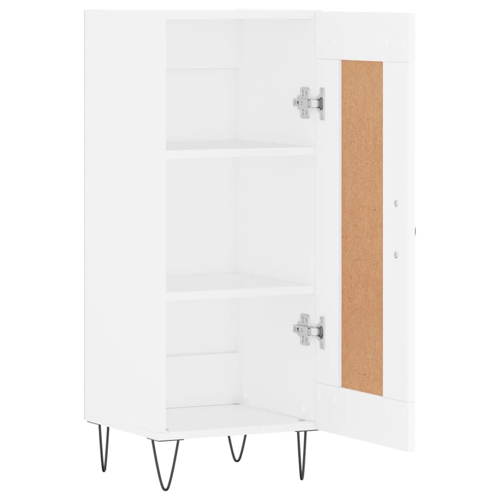 vidaXL Sideboard White 34,5x34x90 cm Engineered Wood