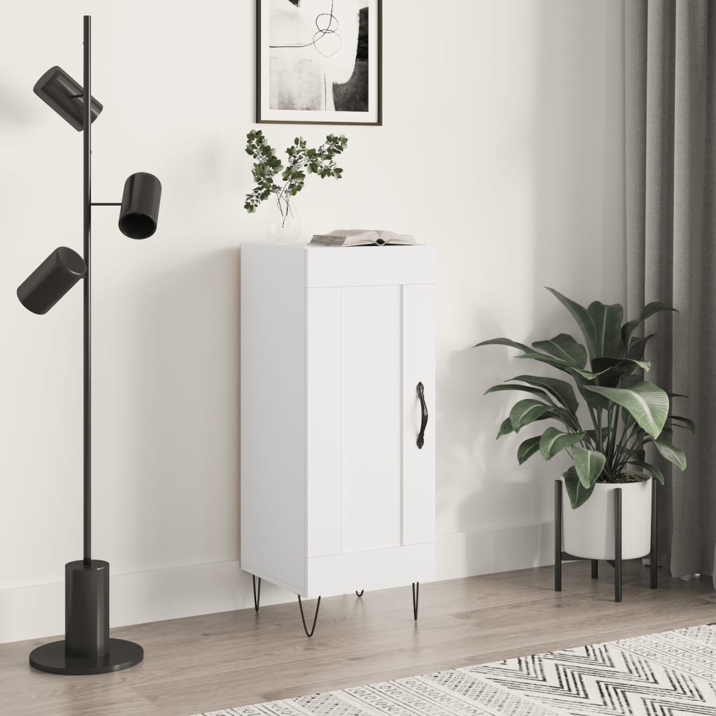 vidaXL Sideboard White 34.5x34x90 cm Engineered Wood