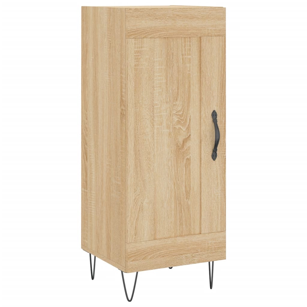 vidaXL Sideboard Sonoma Oak 34.5x34x90 cm Engineered Wood