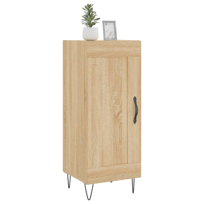 vidaXL Sideboard Sonoma Oak 34.5x34x90 cm Engineered Wood