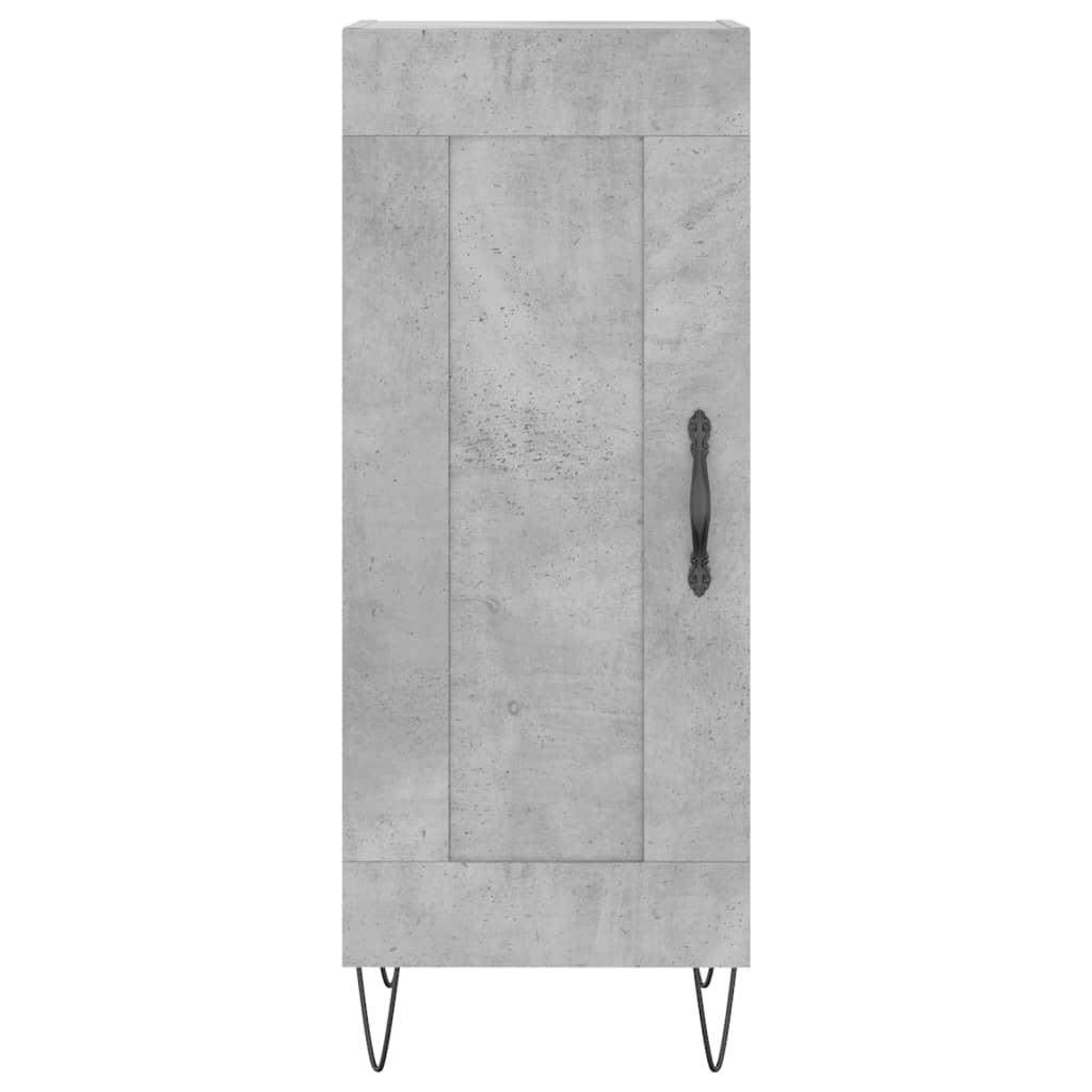 vidaXL Sideboard Concrete Grey 34.5x34x90 cm Engineered Wood