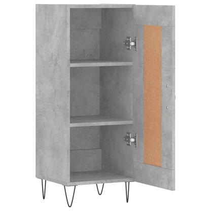 vidaXL Sideboard Concrete Grey 34.5x34x90 cm Engineered Wood