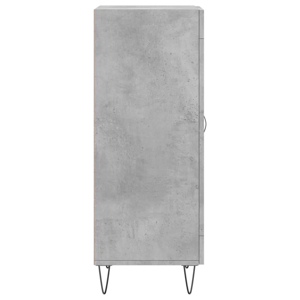 vidaXL Sideboard Concrete Grey 34.5x34x90 cm Engineered Wood