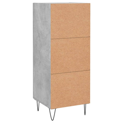 vidaXL Sideboard Concrete Grey 34.5x34x90 cm Engineered Wood