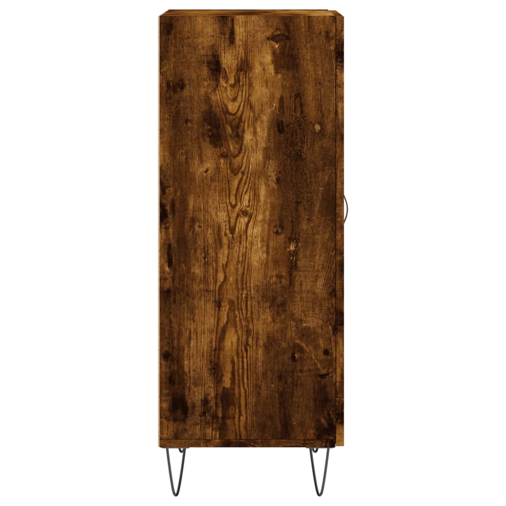 vidaXL Sideboard Smoked Oak 34.5x34x90 cm Engineered Wood