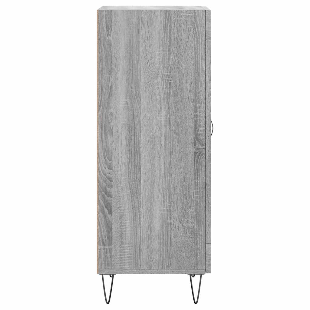 vidaXL Sideboard Grey Sonoma 34.5x34x90 cm Engineered Wood