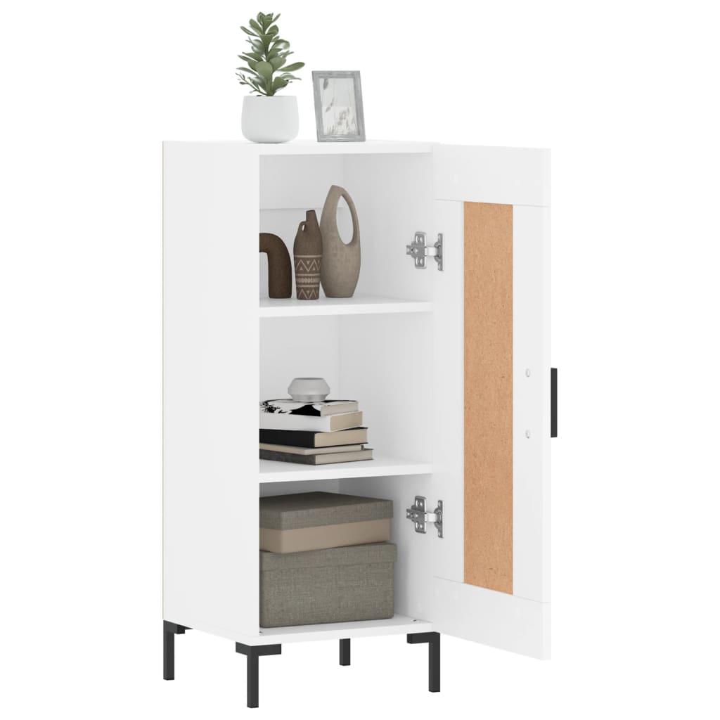 vidaXL Sideboard White 34.5x34x90 cm Engineered Wood