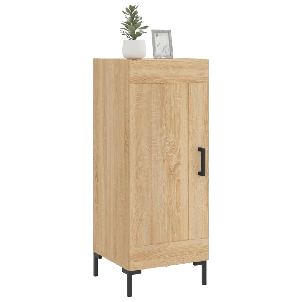 vidaXL Sideboard Sonoma Oak 34.5x34x90 cm Engineered Wood
