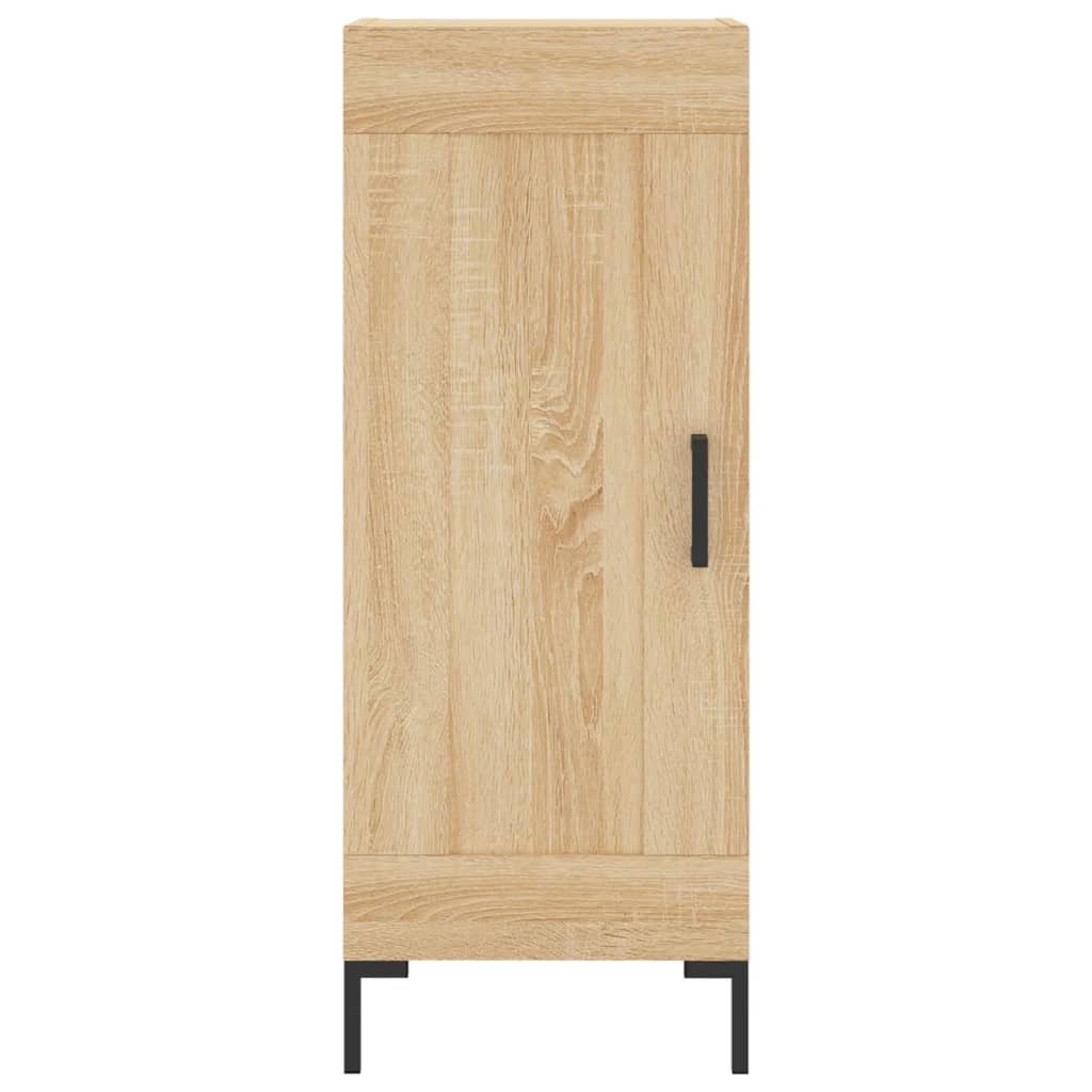 vidaXL Sideboard Sonoma Oak 34.5x34x90 cm Engineered Wood