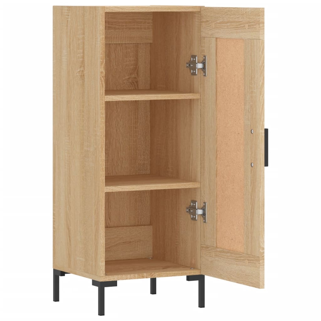 vidaXL Sideboard Sonoma Oak 34.5x34x90 cm Engineered Wood