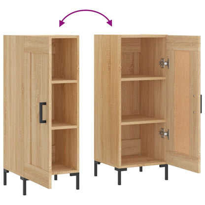 vidaXL Sideboard Sonoma Oak 34.5x34x90 cm Engineered Wood