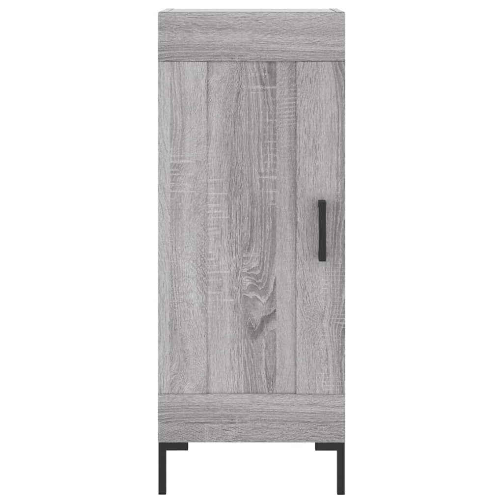 vidaXL Sideboard Grey Sonoma 34.5x34x90 cm Engineered Wood