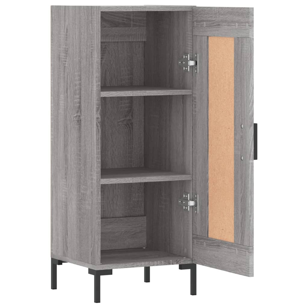 vidaXL Sideboard Grey Sonoma 34.5x34x90 cm Engineered Wood