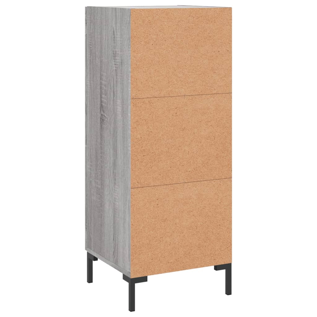 vidaXL Sideboard Grey Sonoma 34.5x34x90 cm Engineered Wood