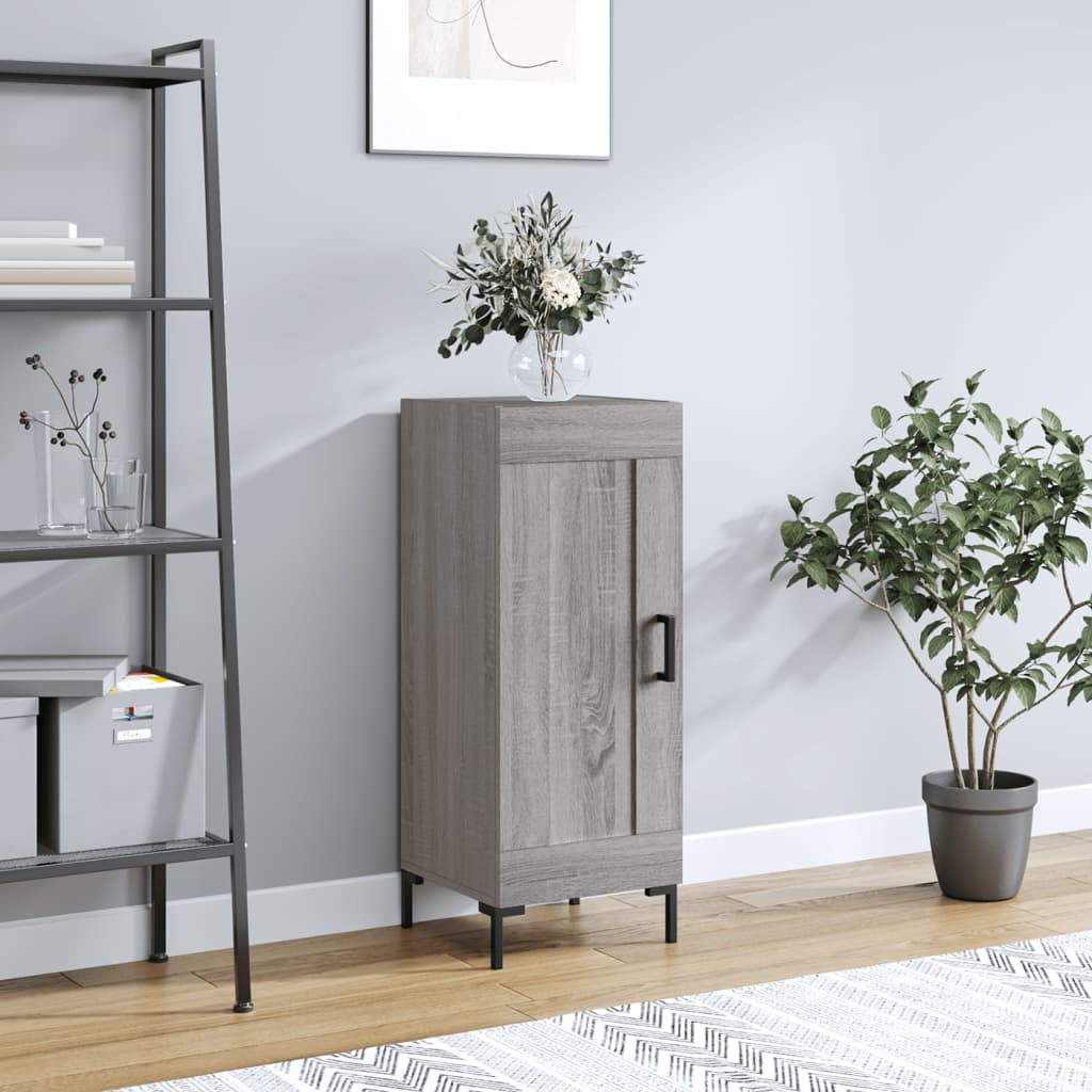 vidaXL Sideboard Grey Sonoma 34.5x34x90 cm Engineered Wood