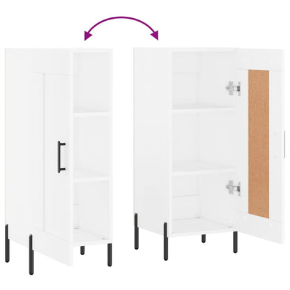 vidaXL Sideboard White 34.5x34x90 cm Engineered Wood