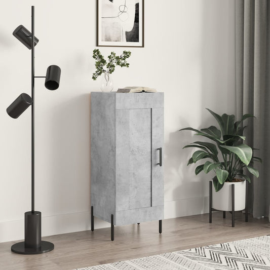vidaXL Sideboard Concrete Grey 34.5x34x90 cm Engineered Wood