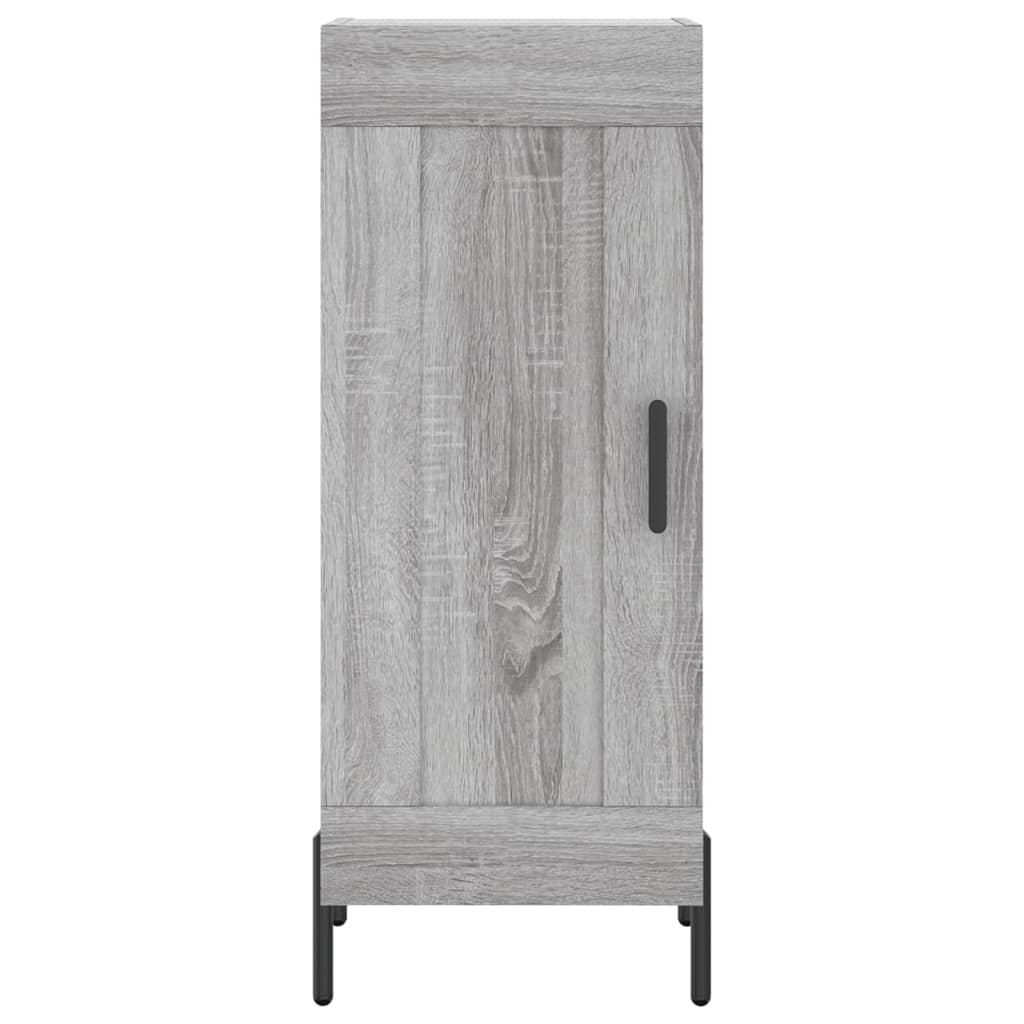 vidaXL Sideboard Grey Sonoma 34.5x34x90 cm Engineered Wood
