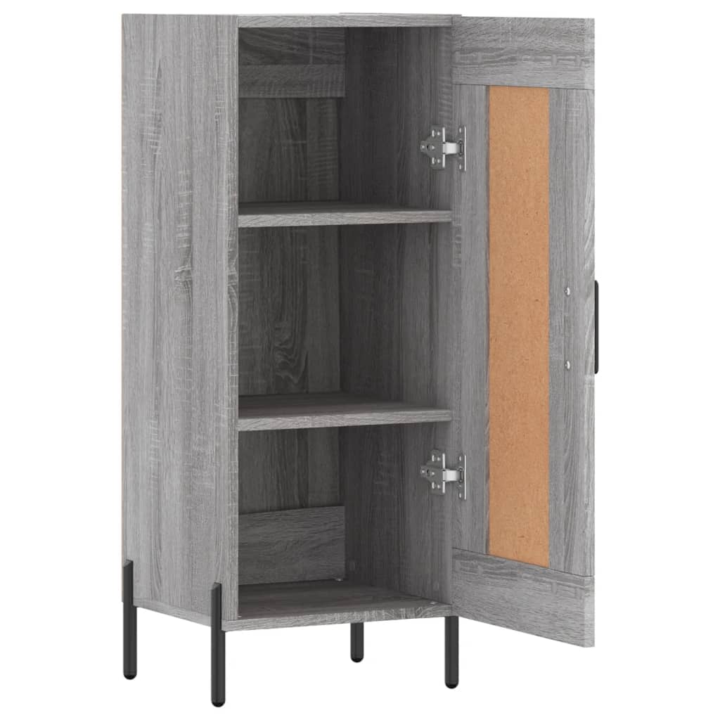 vidaXL Sideboard Grey Sonoma 34.5x34x90 cm Engineered Wood