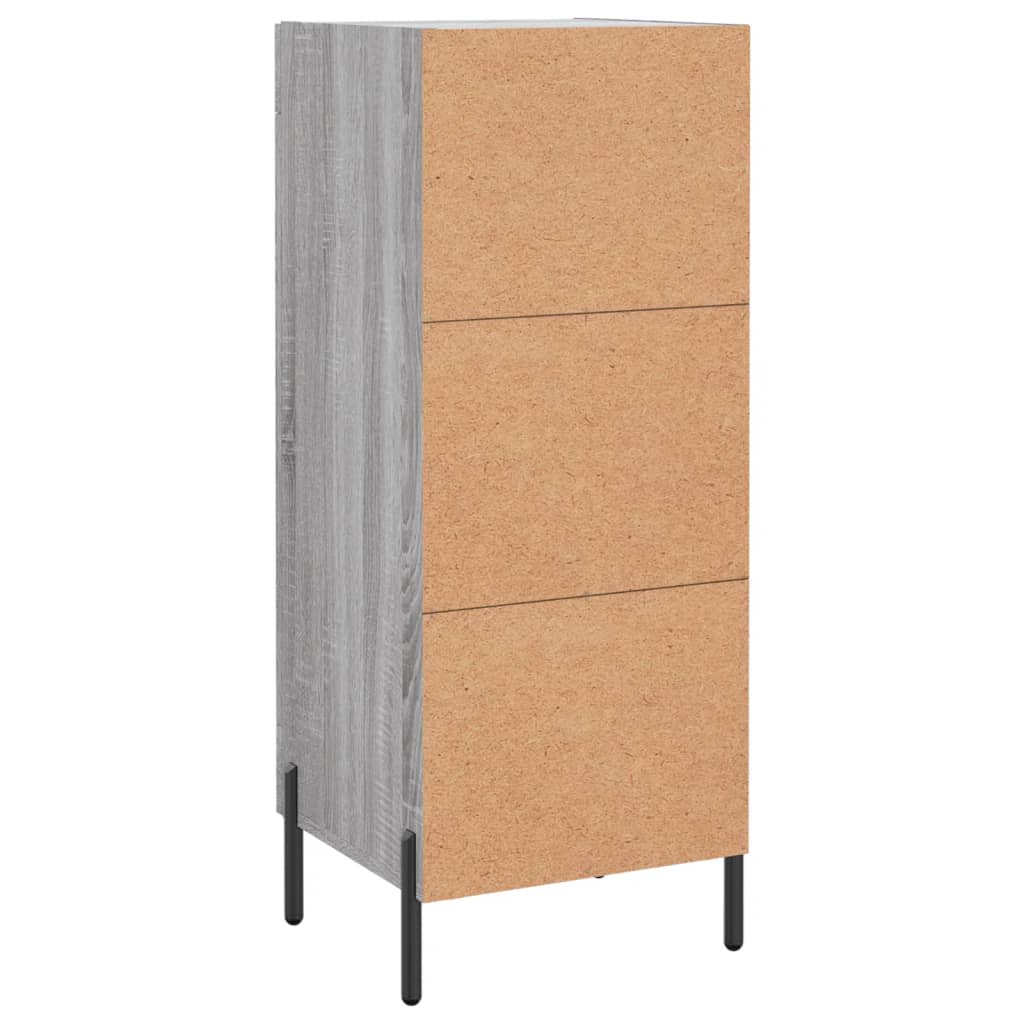 vidaXL Sideboard Grey Sonoma 34.5x34x90 cm Engineered Wood