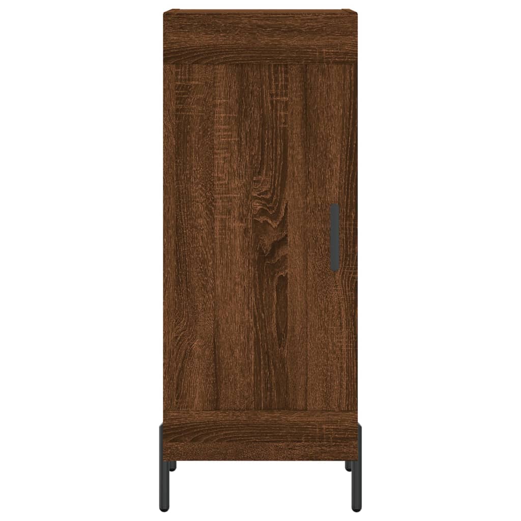 vidaXL Sideboard Brown Oak 34.5x34x90 cm Engineered Wood