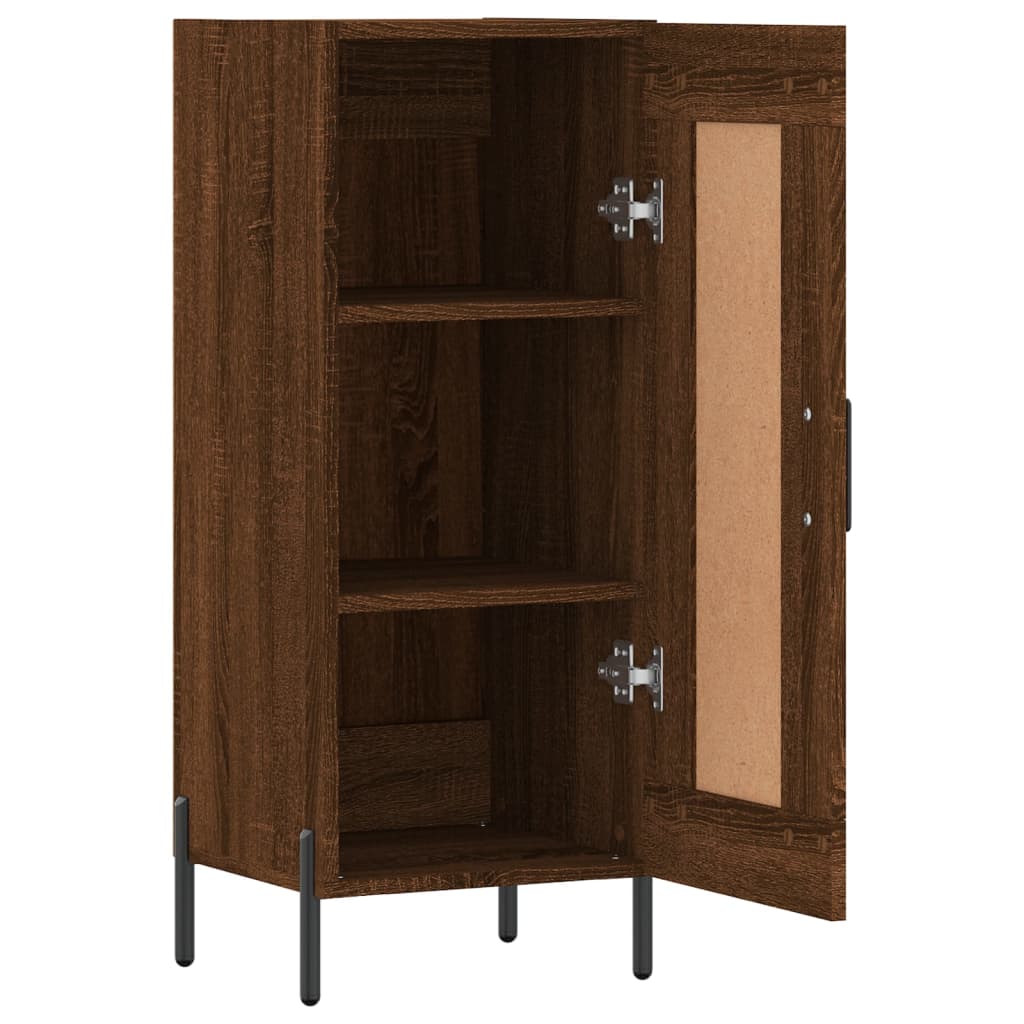 vidaXL Sideboard Brown Oak 34.5x34x90 cm Engineered Wood