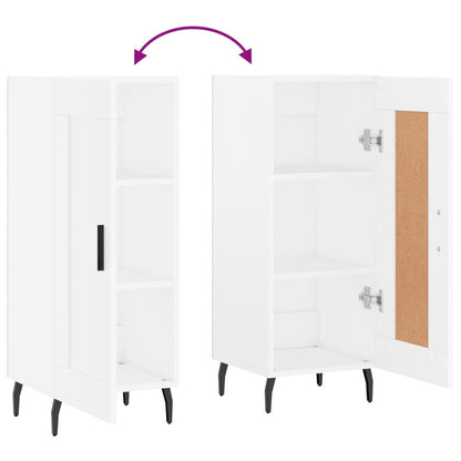 vidaXL Sideboard White 34.5x34x90 cm Engineered Wood