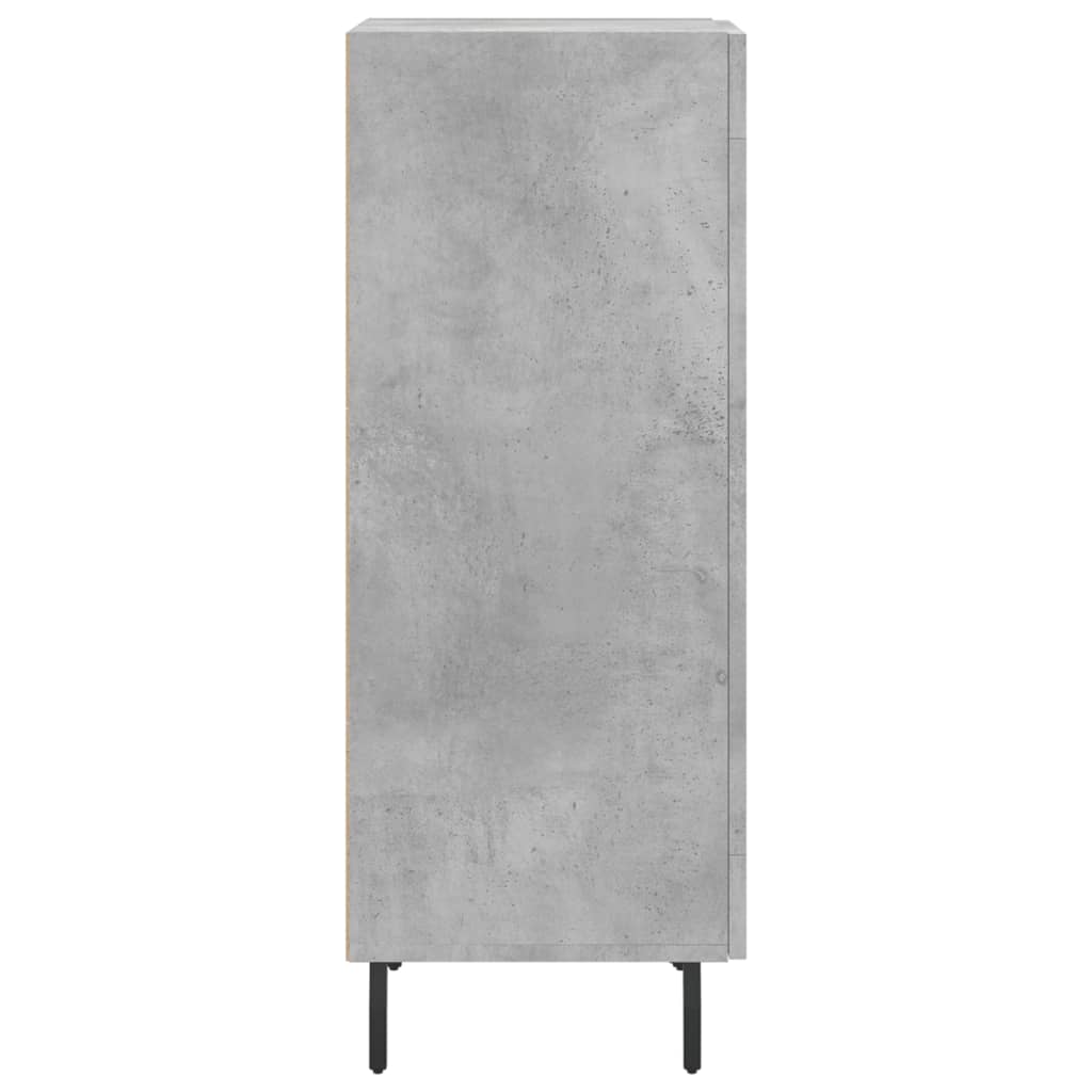 vidaXL Sideboard Concrete Grey 34.5x34x90 cm Engineered Wood