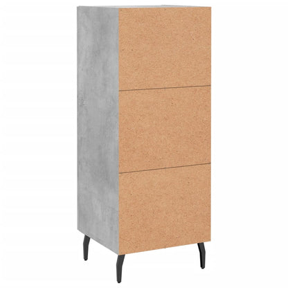 vidaXL Sideboard Concrete Grey 34.5x34x90 cm Engineered Wood