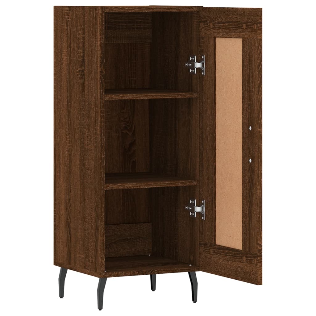 vidaXL Sideboard Brown Oak 34.5x34x90 cm Engineered Wood