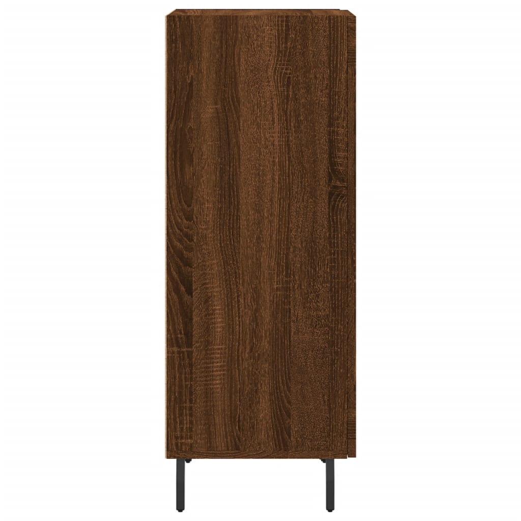 vidaXL Sideboard Brown Oak 34.5x34x90 cm Engineered Wood