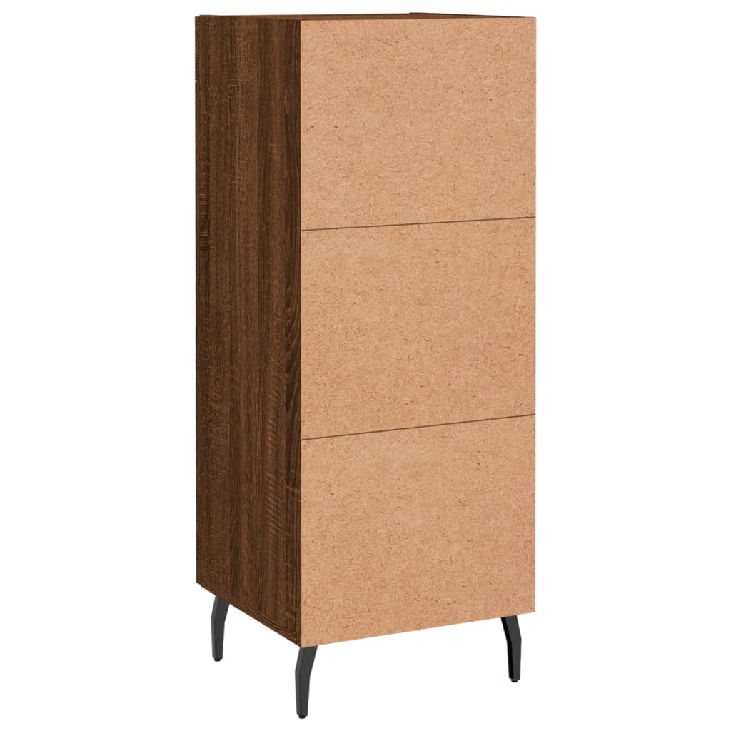 vidaXL Sideboard Brown Oak 34.5x34x90 cm Engineered Wood