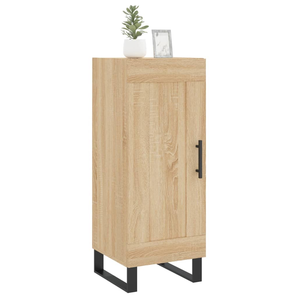 vidaXL Sideboard Sonoma Oak 34.5x34x90 cm Engineered Wood