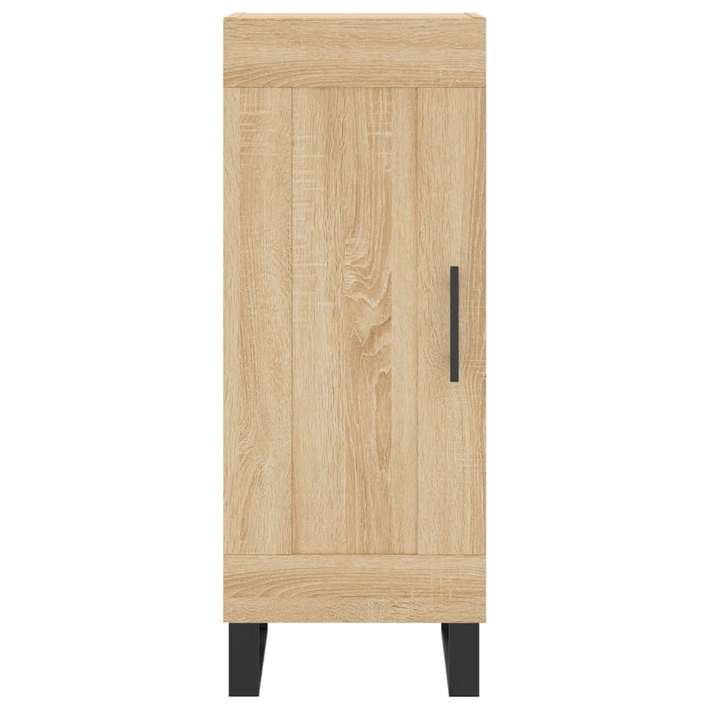 vidaXL Sideboard Sonoma Oak 34.5x34x90 cm Engineered Wood