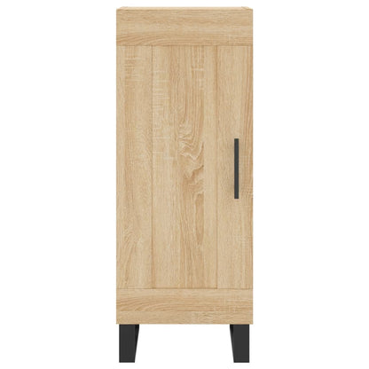 vidaXL Sideboard Sonoma Oak 34.5x34x90 cm Engineered Wood