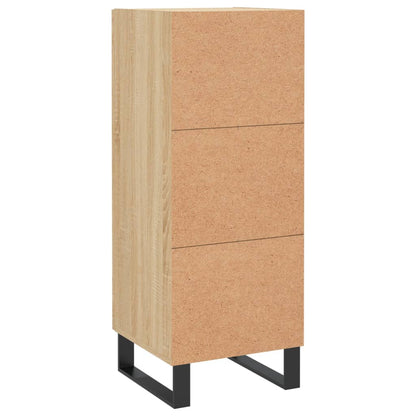 vidaXL Sideboard Sonoma Oak 34,5x34x90 cm Engineered Wood