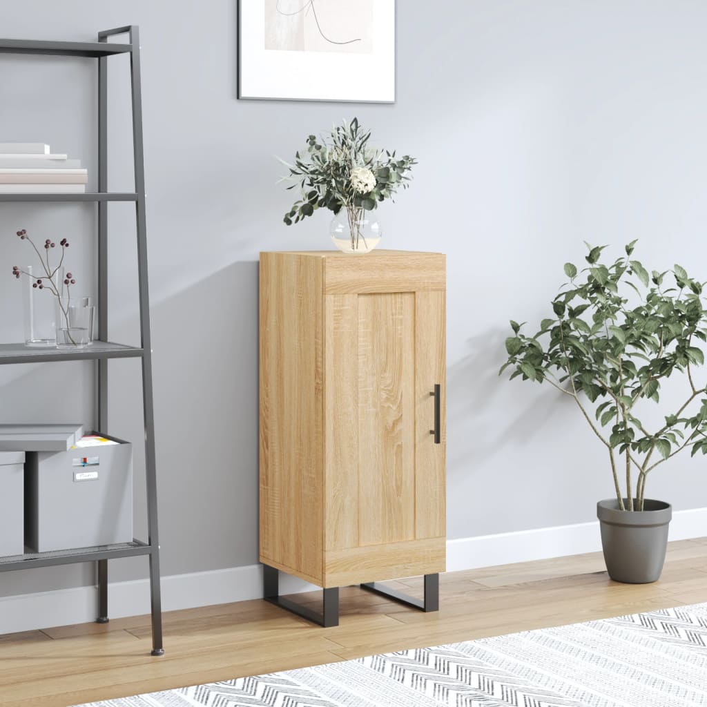 vidaXL Sideboard Sonoma Oak 34,5x34x90 cm Engineered Wood