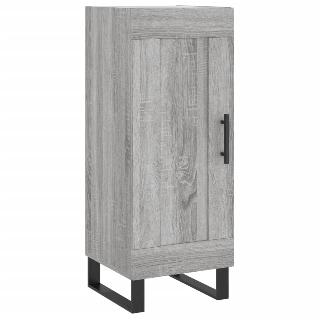 vidaXL Sideboard Grey Sonoma 34.5x34x90 cm Engineered Wood